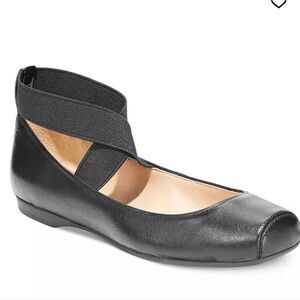 NEW Jessica Simpson MANDALAYE Elastic Balley Flats BLACK 8.5